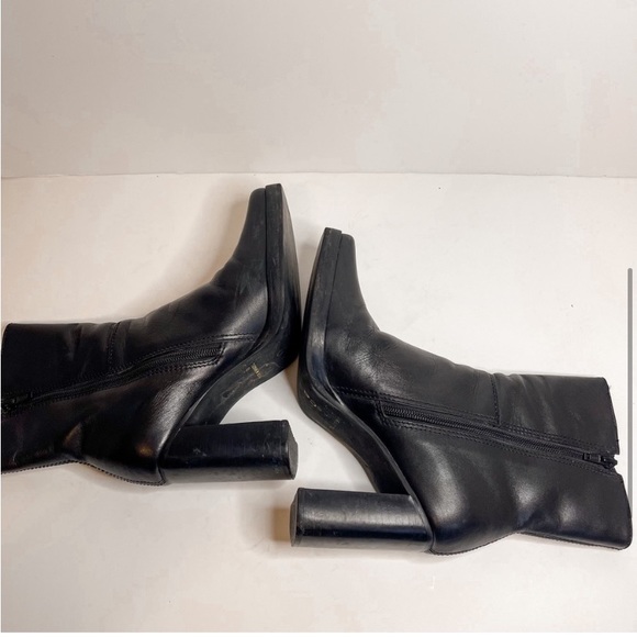Vintage 90s Y2K Candies Leather Boots 7 - Picture 5 of 11